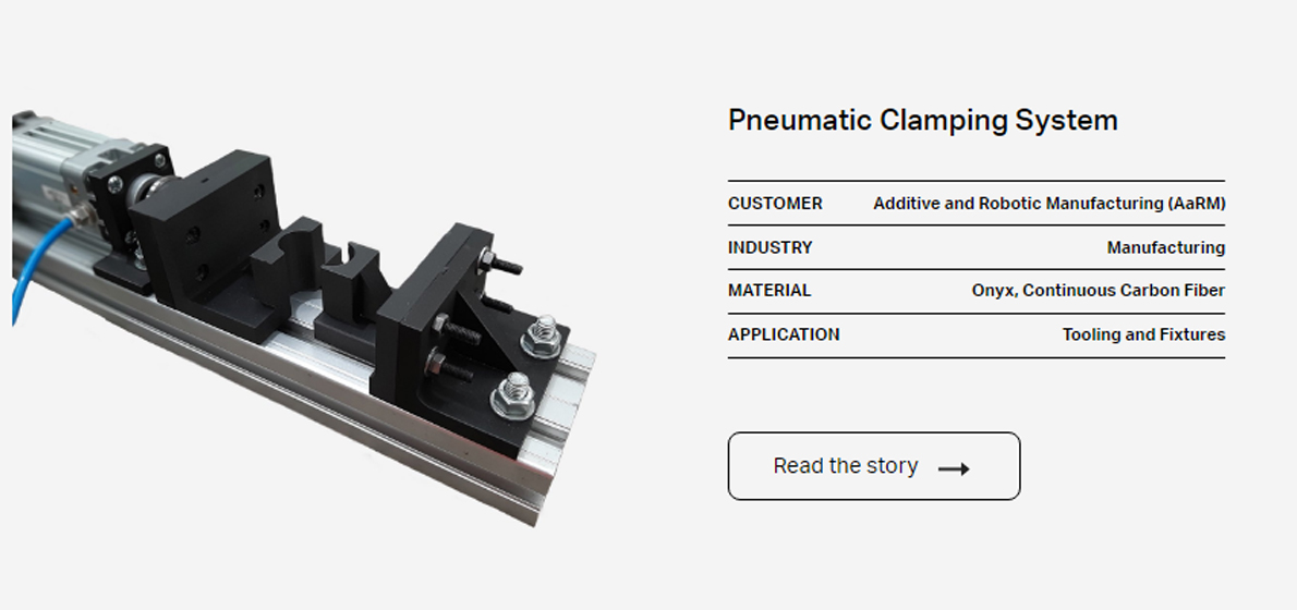 Markforged 3D printed Clamping System